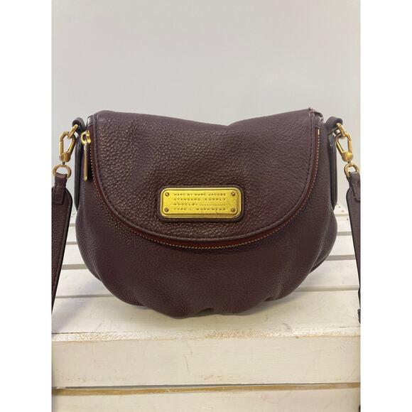 MARC JACOBS PURPLE, GOLD LEATHER SMALL CROSSBODY BAG (ASIS) - Picture 1 of 15